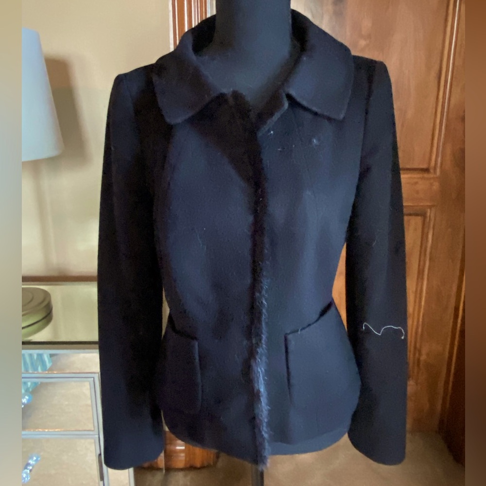 Ann Taylor sleek black jacket
